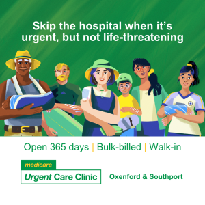 Medicare Urgent Care Clinic Southport and Medicare Urgent Care Clinic Oxenford
